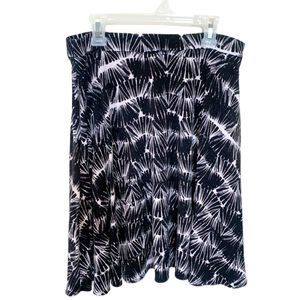 Cynthia Rowley Skirt Black White Size Small